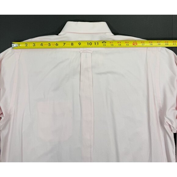 Burberry London Mens Shirt Pink EKD Nova Check Flip Cuff Size Large Button Down - Picture 14 of 14